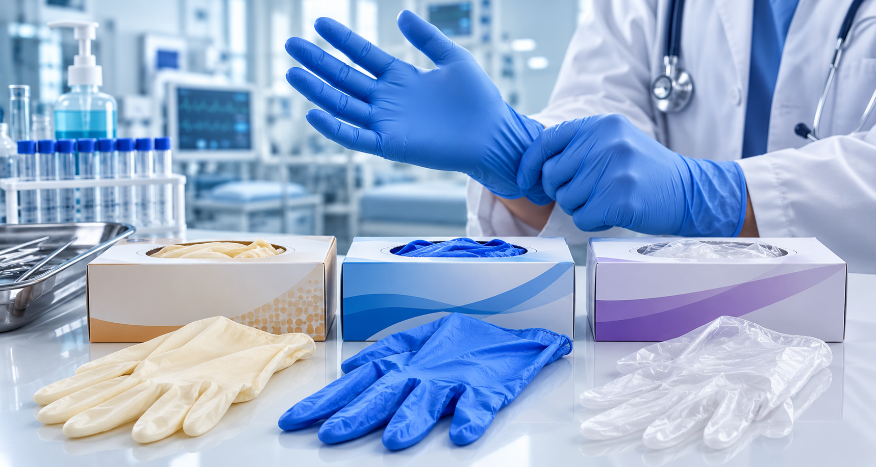 Latex, Nitrile and Vinyl: How to Choose the Right Examination Glove